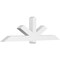Ekena Millwork Kennewick Architectural Grade PVC Gable Bracket, 96"W x 28"H x 6"D x 6"F, 7/12 Pitch GBP096X28X0606KEN00 - alternate 1